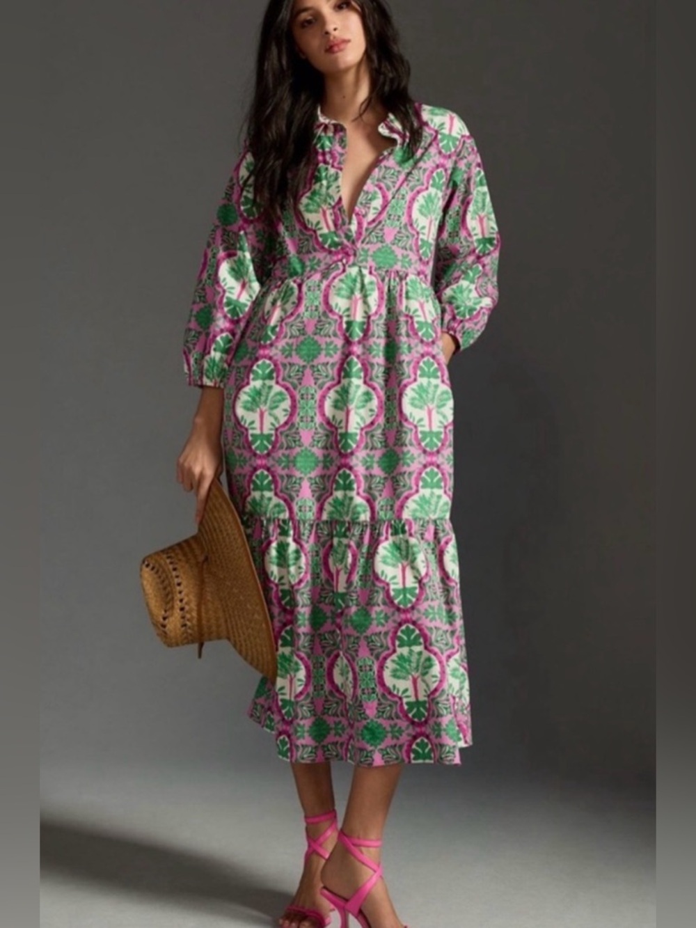 Anthropologie Maeve Bettina Shirtdress Sz S